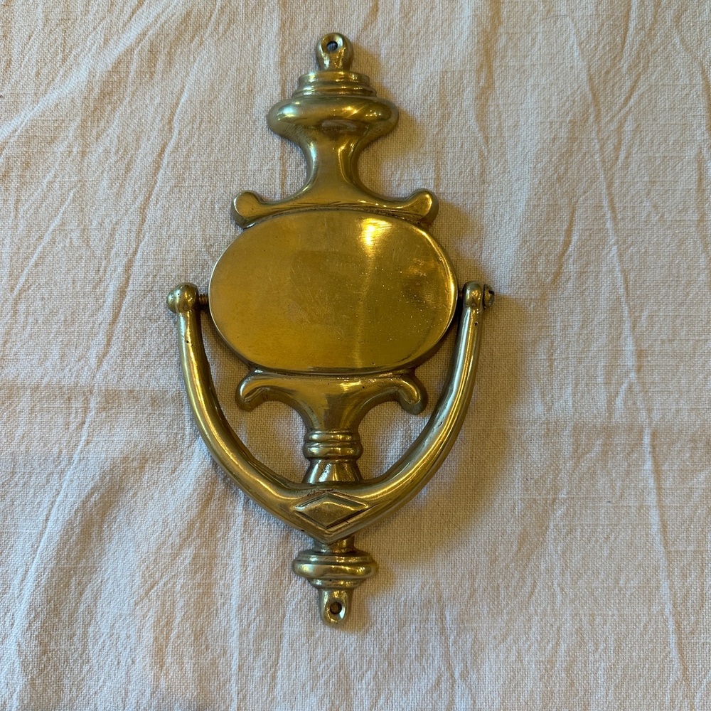 Vintage Brass Door Knocker